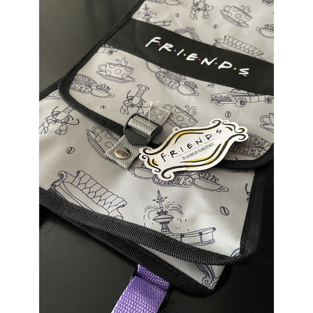 ‘FRIENDS’ Small Foldable Backpack (NWT) - Picture 2 of 8